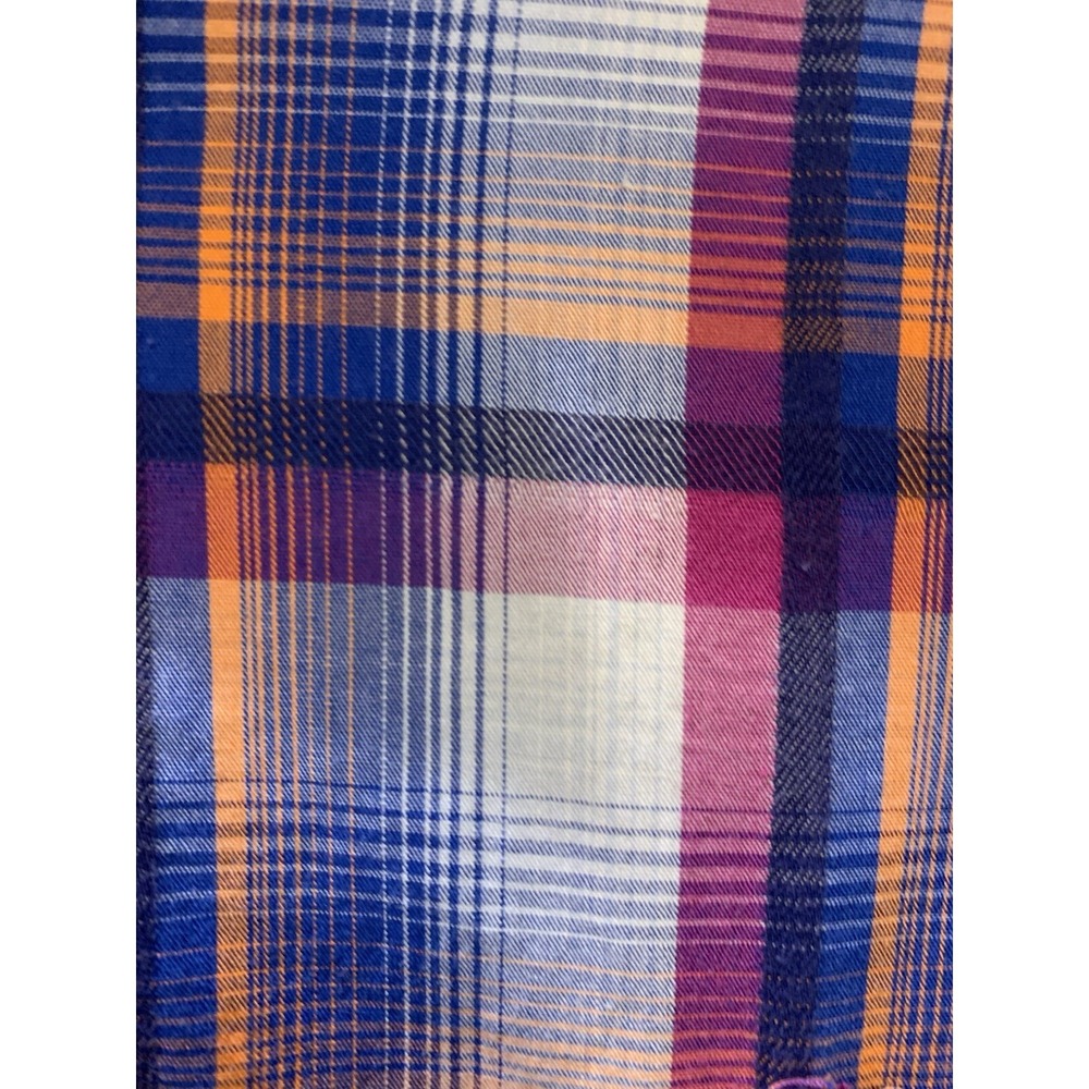 TailorByrd Men's Plaid Button Down Long Sleeve Shirt Flip Cuff XL - Picture 2 of 7